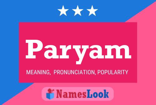 Paryam Naam Poster