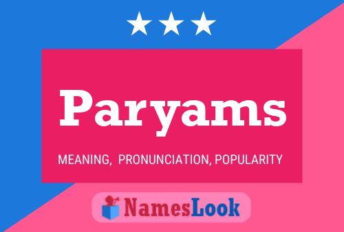 Paryams Naam Poster