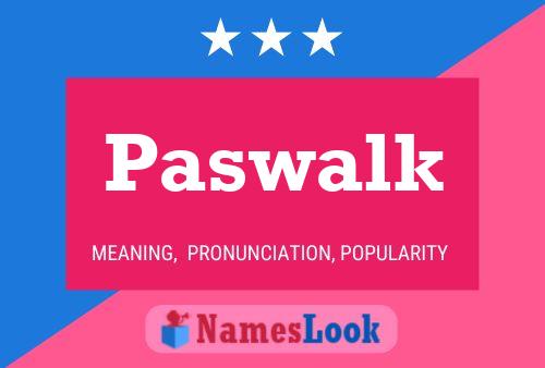 Paswalk Naam Poster