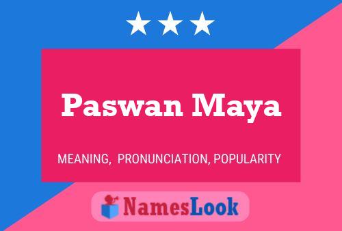 Paswan Maya Naam Poster