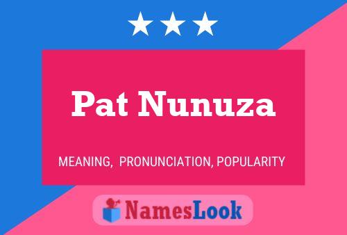 Pat Nunuza Naam Poster