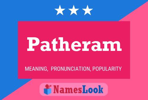 Patheram Naam Poster