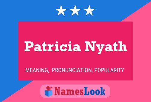 Patricia Nyath Naam Poster