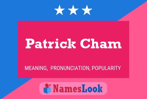 Patrick Cham Naam Poster