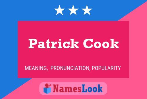 Patrick Cook Naam Poster