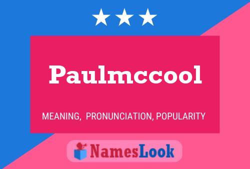 Paulmccool Naam Poster