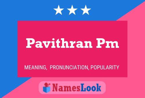 Pavithran Pm Naam Poster