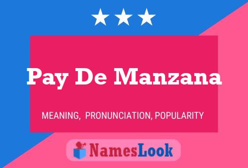 Pay De Manzana Naam Poster