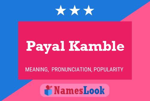 Payal Kamble Naam Poster