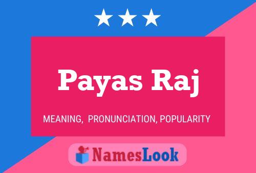 Payas Raj Naam Poster