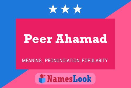 Peer Ahamad Naam Poster