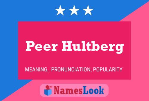 Peer Hultberg Naam Poster