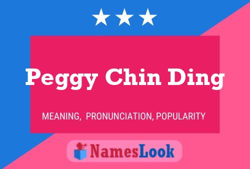 Peggy Chin Ding Naam Poster