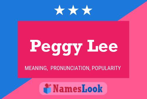 Peggy Lee Naam Poster