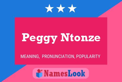 Peggy Ntonze Naam Poster