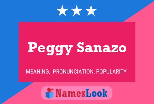 Peggy Sanazo Naam Poster