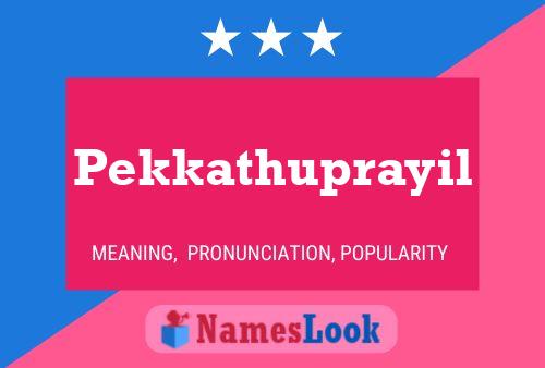 Pekkathuprayil Naam Poster