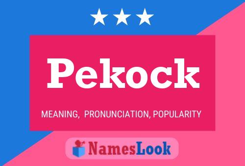 Pekock Naam Poster