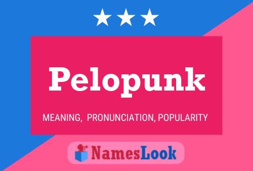 Pelopunk Naam Poster