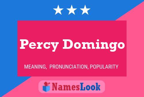 Percy Domingo Naam Poster