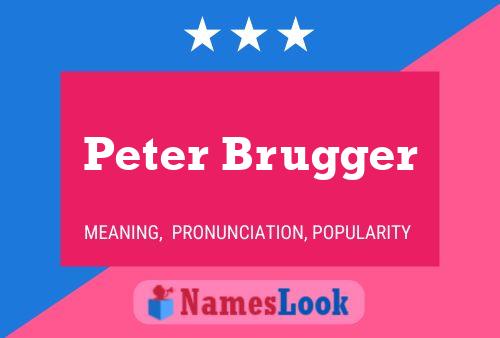 Peter Brugger Naam Poster