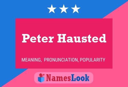 Peter Hausted Naam Poster