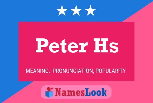 Peter Hs Naam Poster