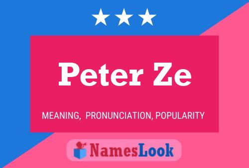 Peter Ze Naam Poster