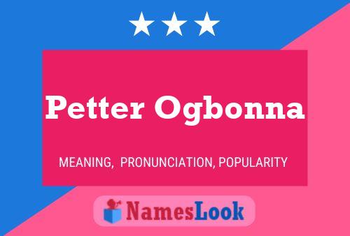 Petter Ogbonna Naam Poster