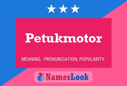 Petukmotor Naam Poster