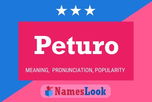 Peturo Naam Poster