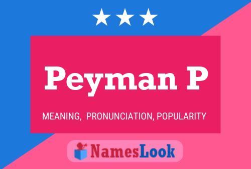 Peyman P Naam Poster