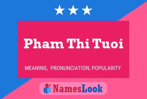 Pham Thi Tuoi Naam Poster