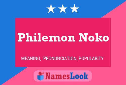 Philemon Noko Naam Poster