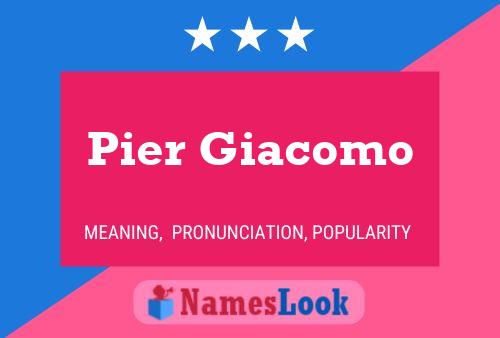 Pier Giacomo Naam Poster