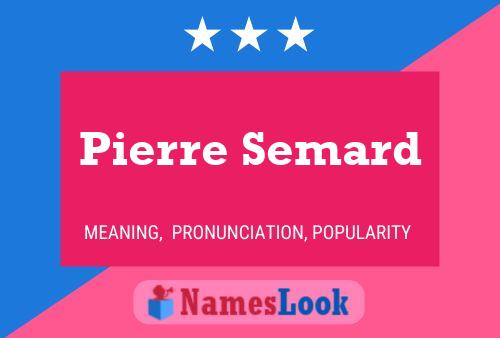 Pierre Semard Naam Poster