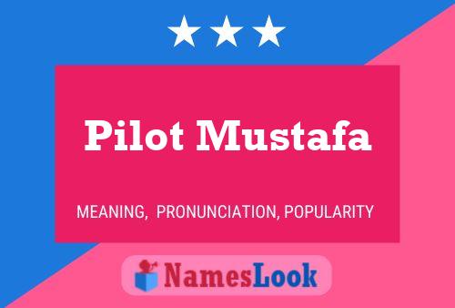 Pilot Mustafa Naam Poster