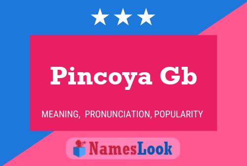 Pincoya Gb Naam Poster