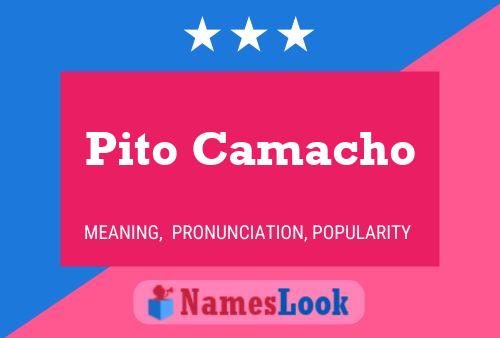 Pito Camacho Naam Poster