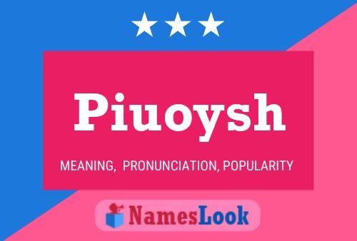 Piuoysh Naam Poster