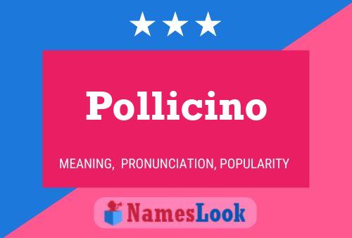 Pollicino Naam Poster