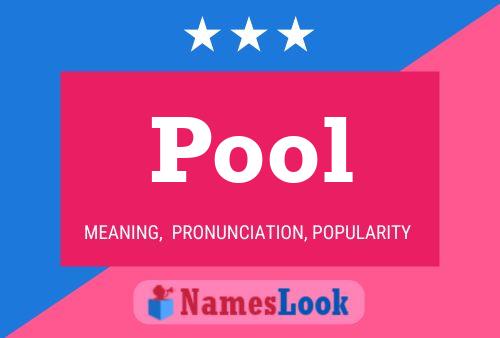 Pool Naam Poster