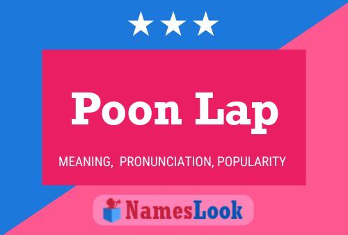 Poon Lap Naam Poster