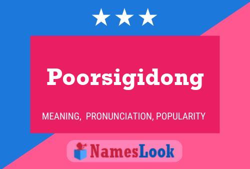 Poorsigidong Naam Poster