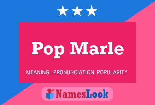 Pop Marle Naam Poster