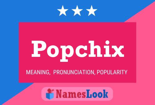 Popchix Naam Poster