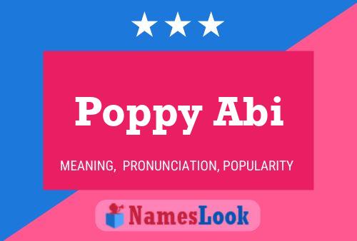 Poppy Abi Naam Poster