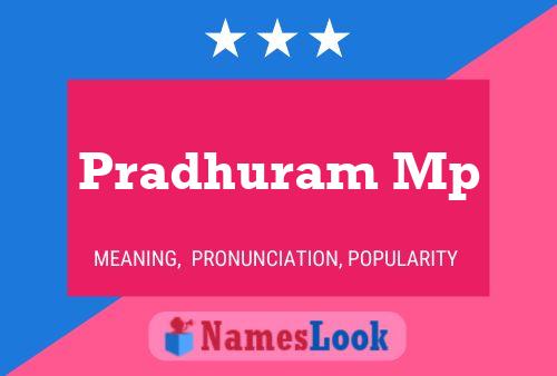 Pradhuram Mp Naam Poster