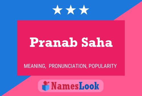 Pranab Saha Naam Poster