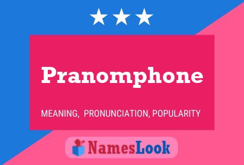 Pranomphone Naam Poster